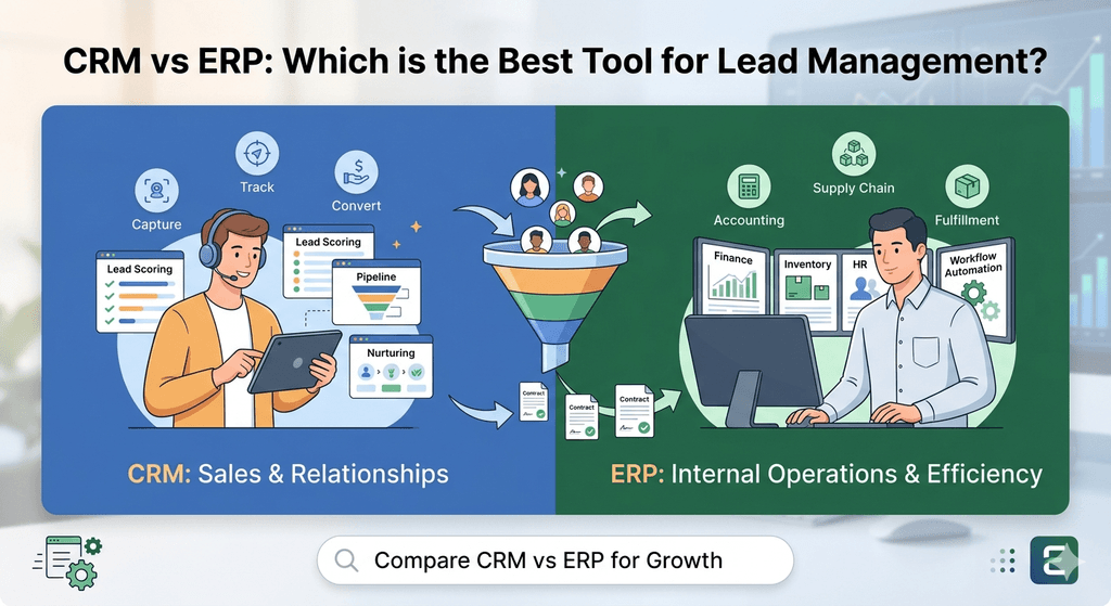 CRM vs. ERP: Which is the Best Tool for Lead Management?