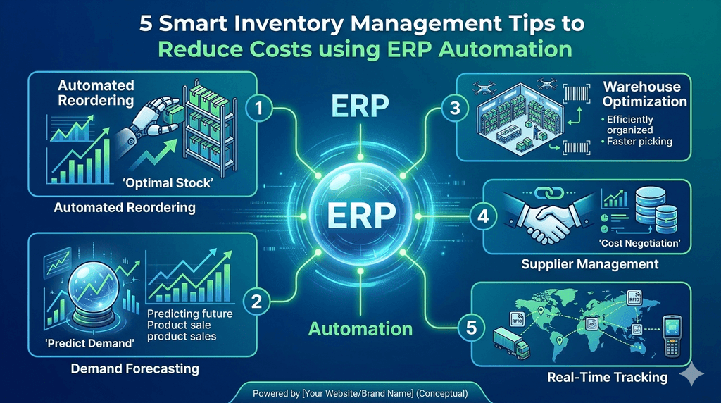 5 Smart Inventory Management Tips to Reduce Costs using ERP Automation
